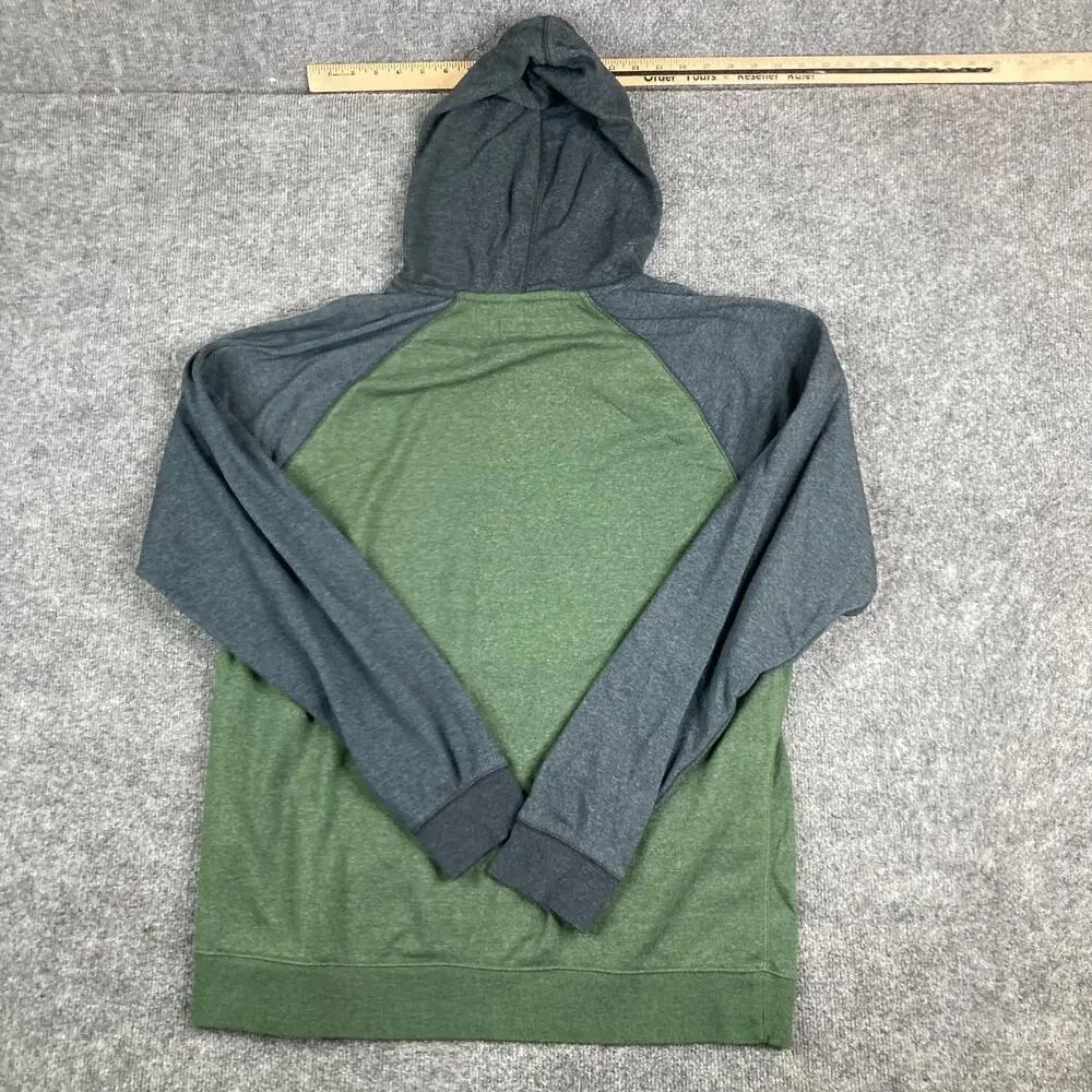 Levi's Hoodie Mens Size XXL Green Gray Buffalo‎ Graphic Pullover Sweatshirt